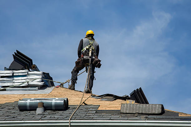 Professional Roofing technician working in Mount Olive, NC